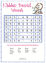 Hidden words puzzle