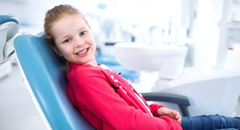 girl in dental chair